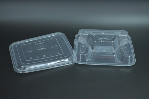 PP four-layer square lunch box