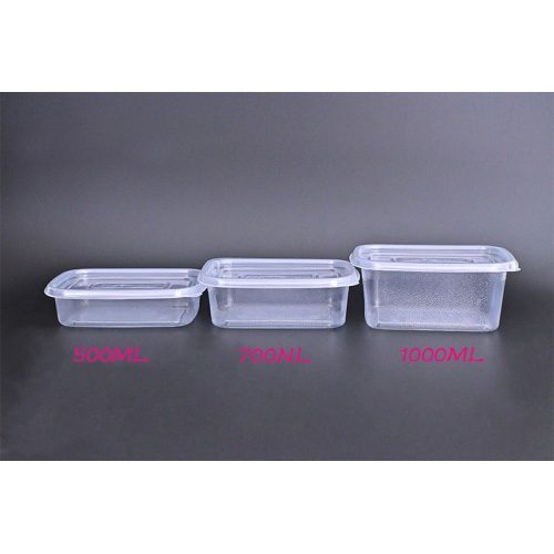 PP transparante fruitsalade container